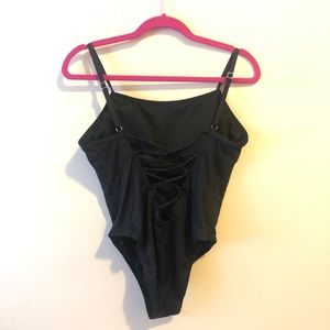 Shade & Shore - Black Cross-Back Swimsuit